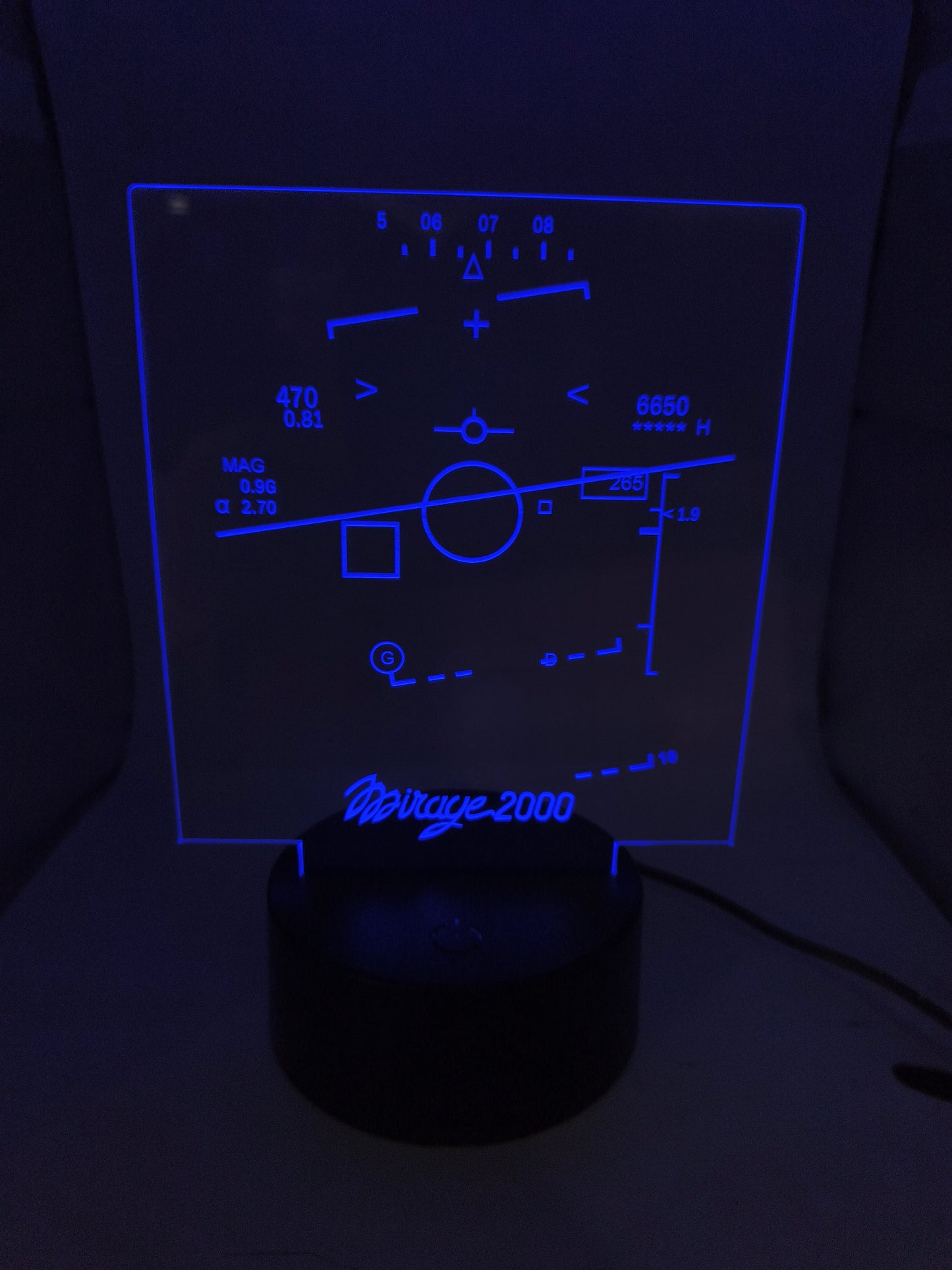 Mirage 2000C – HUD LED Desk Light