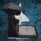 Black joystick with A-4 Skyhawk branding on a blue textured background