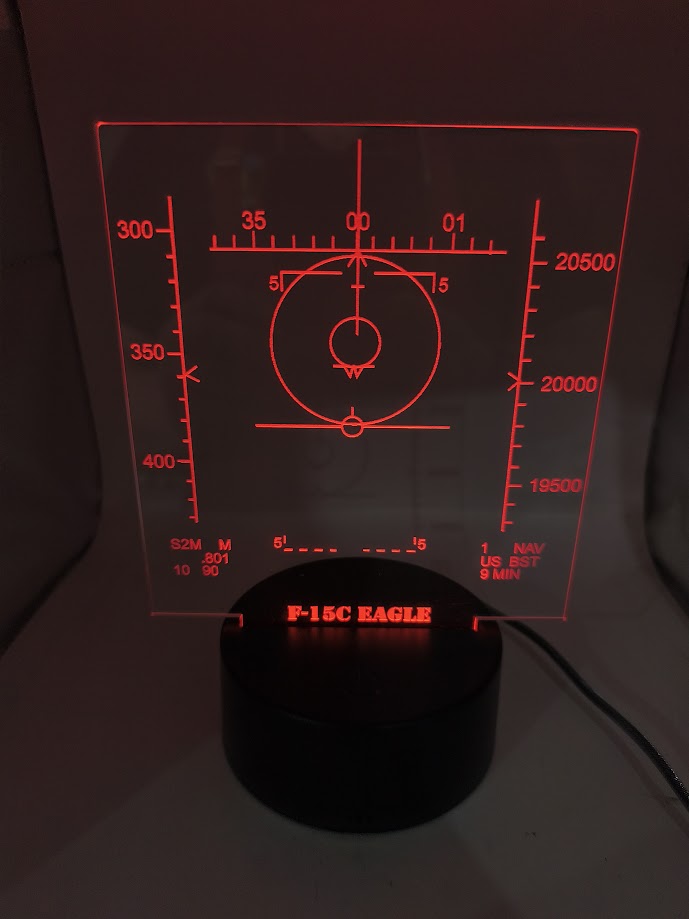 F-15C Eagle – HUD LED Desk Light