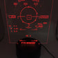 F/A-18 Hornet – BVR Mode HUD LED Desk Light