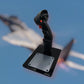 Left side of 1:1 scale F-15 replica stick with functional switches.